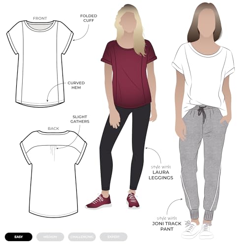 Style Arc Sewing Pattern - Courtney Top (Sizes 10-22)