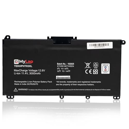Image of MYLAP HT03XL | 14 Month Replacement Warranty | HT03XL L11119-855 Battery for HP Pavilion 14-CE 14-CF 14-DF 15-CS 15-DA 15-DB 15-DW TPN-I130 /I131 /I132 L11421-422 920046-121 l11119-855 Battery