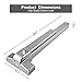 A BST Push Bar Door Lock Panic Exit Device with Exterior Lever,Stainless Steel Panic Bar for Commercial Emergency Push Door Hardware for 28”-36” Metal Wood Exit Door