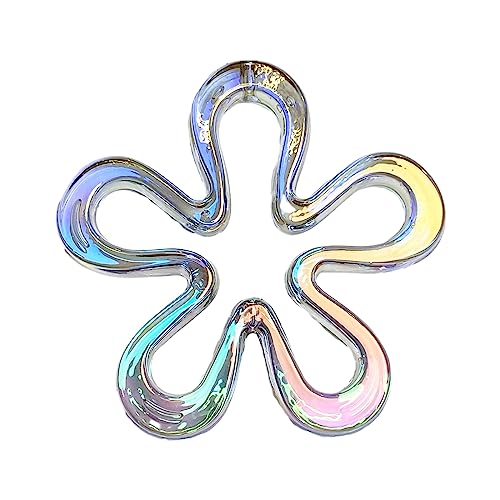 Petites fournitures en acrylique fleur creuse colorée WZGWDC pour bijoux sans défaut