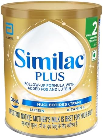 Similac Plus Stage 2 (6 to 12 Months) Follow Up Formula - 400g TIN Powder, Infant