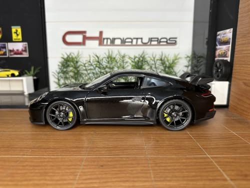 Maisto Porsche 911 GT3 2022 a escala 1:18 negro miniatura 5