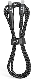 Cabo USB-C com Conector Lightning Ovvi para Apple 2m Preto