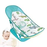 Facilité d'utilisation: Avec une conception de sangle en maille robuste, notre baume pliant pour les tout-petits permet un lien de bain facile. L'appui-tête fournit également un soutien stable pour garder votre enfant confortable et sûr