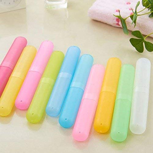 MAPPERZAnti Bacterial Toothbrush Container/ Tooth Brush Travel Covers/ Case/ Holder/ Cases - Multicolor (6)