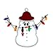 Switchables Glass Cover, Snowman with Lights