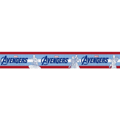 Hallmark Avengers Party Supplies Crepe Paper Streamer 30ft