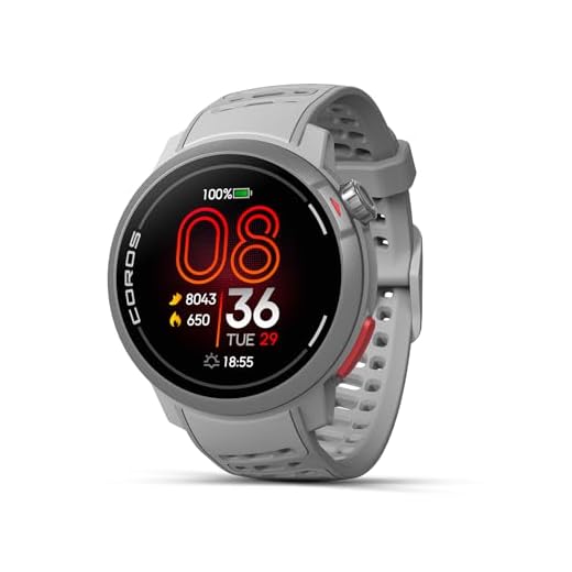 COROS Pace Pro Montre GPS de Sport, écran Tactile AMOLED de 1,3 Pouce, Notre processeur Le Plus Rapide à ce Jour, autonomie de 20 j, Montre de Running, Navigation avec Cartes mondiales Hors Ligne