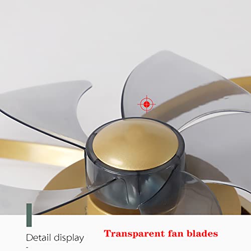 Ventilateur de plafond avec éclairage LED moderne et plafonnier télécommandé
