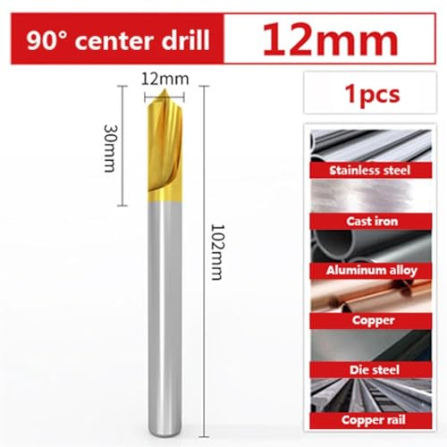 Foret de positionnement 90 degrés pour perçage sans bavure inox 12mm
