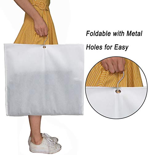 KIMBORA Costume Dance Garment Bag with 3 Clear Zipper Pockets for Suits Dress Cover, Travel & Competitions Protector, Set of 2 - Thumbnail 5