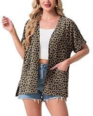 Leopard Print Dark Khaki