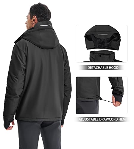 Heathyoga Mens Ski Jacket Waterproof Snowboard Jacket For Men Snow Jacket Skiing Jackets Snowboarding Jackets Ski Coats #TOP1