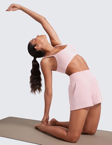 Image of CRZ YOGA Butterlift Linerless Shorts 3 inch | High Waisted, Buttery Soft, Comfy, Yoga, Casual, Pockets, for Women
