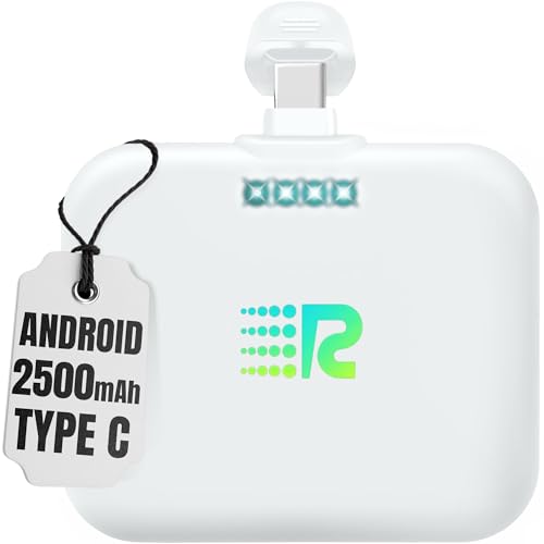 Rush Charge Air Portable Power Bank 2500mAh USB-C White