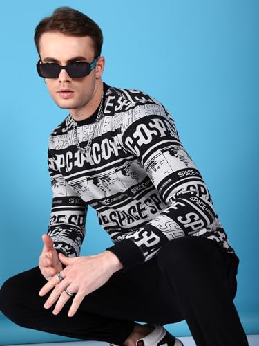 Image of The Indian Garage Co Grey Regular Fit Typography Long Sleeve Pull On Sweatshirt