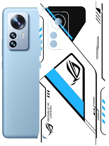 Image of AtOdds - Full Body Back Screen Guard Protector Film - Lamination Wrap Skin Sticker Compatible with XIAOMI Mi 12 PRO | Scratchproof Matte Finish (RogBlue)