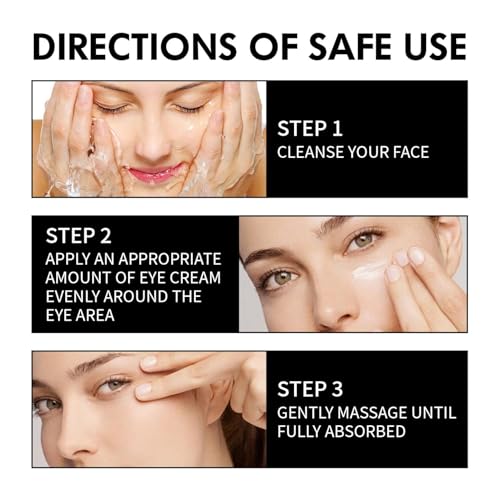 Fgeakl 𝑯𝒂𝒓𝒗𝒆𝒚 𝑹𝒐𝒔𝒔 Instant Eye Lift Cream,Wrinkles Eye Tightener Cream thumb #4
