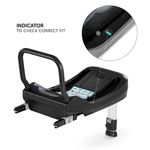 Hauck Babyschale Comfort Fix inkl. Isofix Base, ab Geburt bis 13 kg, ECE 44/04, Seitenaufprallschutz, Schwarz