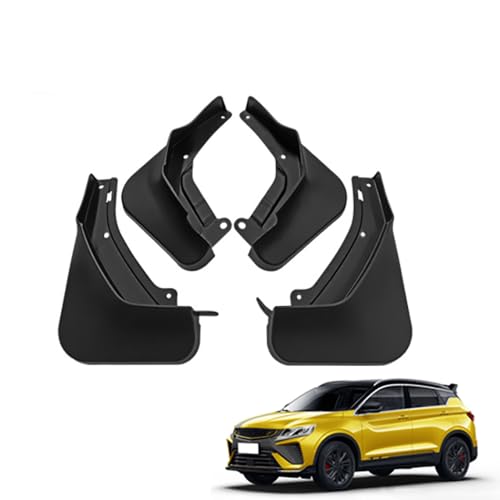 Faldillas antibarro coche Geely Coolray 2021: guardabarros trasero y delantero de accesorios 2
