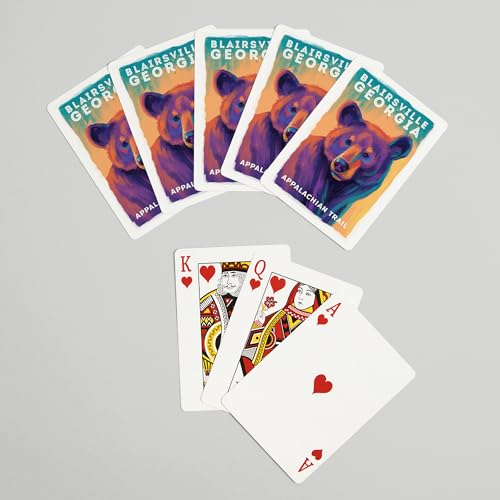 Lantern Press Baraja de Poker 52 Cartas con Oso Negro miniatura 7
