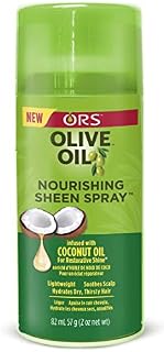 ORS Olive Oil Nourishing Sheen Spray Infused with Coconut for Restorative Shine