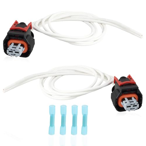 KPALAG 16 AWG Multi-Purpose Pigtail Fuel Injector Connector Harness Wire Compatible with GMC Chevy L5P Duramax Diesel V8 6.6L Replace#: 19368140 PT3739