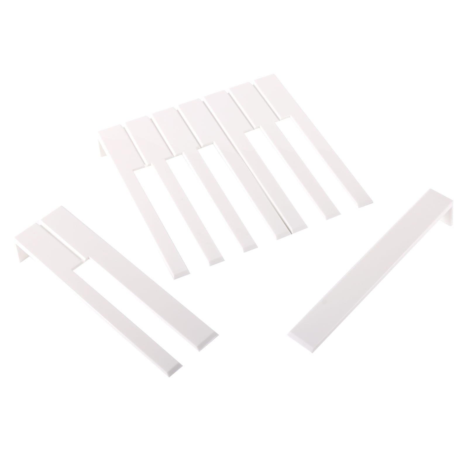 Vagias Keytops - Kit di sostituzione per pianoforte in plastica ABS bianco lucido