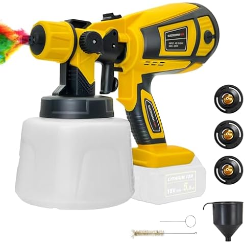 Cordless Paint Sprayer with 1000ml Container Cover