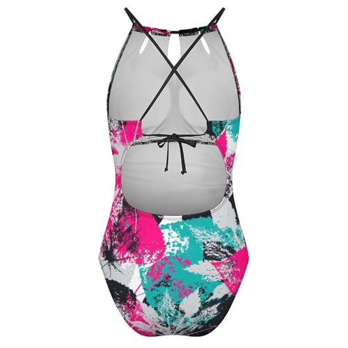 Monokini beachwear à fleurs idéal pour vos vacances à la mer