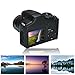 Qwertfeet Digital Camera Vlog Photography Digital Zoom 16X SLR Camera HD 1080P Anti-shake Photo Cameras for Streaming in