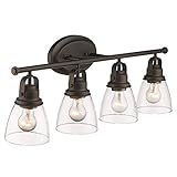 Zeyu 4-Light Vanity Lights, Vintage Bathroom Lighting Fixture 30 Inch, Oil Rubbed Bronze Finish with...