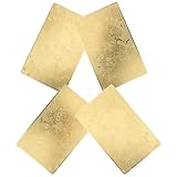 LABRIMP Amuleto Feng Shui 2026 de Cobre Doble Cara 4 Piezas Tarjeta Protección Tai Sui Año del Caballo para Fortuna, Salud y Viajes Seguros Decoración Hogar y Oficina