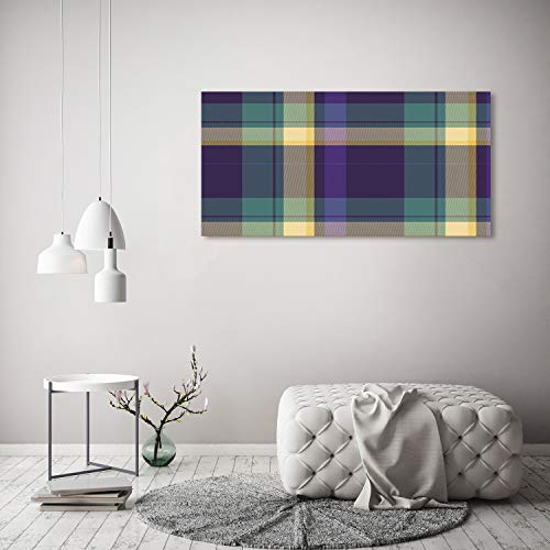 Tableau plexiglas violet 120x60 cm Tulup déco effet texture - 4