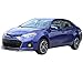 Front Bumper Lip Compatible with 2014-2016 Toyota Corolla S Model Only, GT Style Black PU Front Lip Finisher Under Chin Spoiler Add On by IKON MOTORSPORTS, 2015