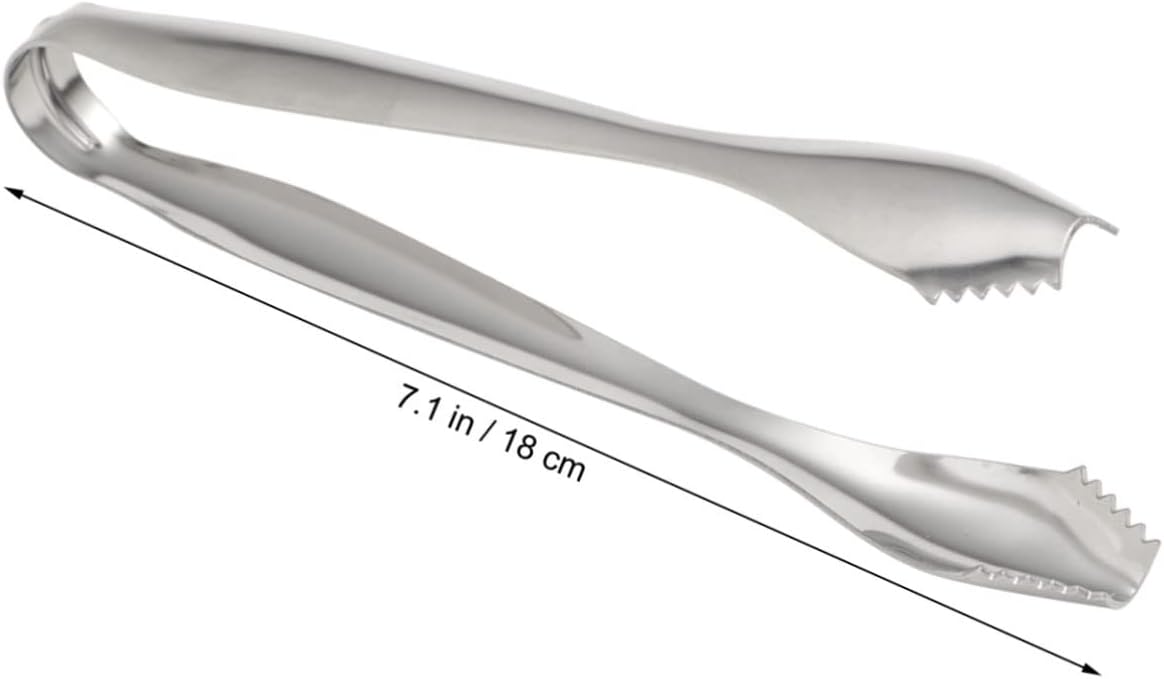 MAGICLULU 6pcs Ice Tong Sugar Cube Tongs for Tea Bbq Buffet Home Kitchen Stainless Steel