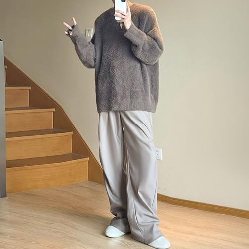 Pull décontracté homme en mohair idéal pour les week-ends d'hiver