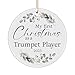 My First Christmas As A Trumpet Player 2023 Ornament for Christmas Tree Party Decoration, Gifts for Him Her Men Women, New Year Professor Teacher Tutor Friend Coworker Thank You