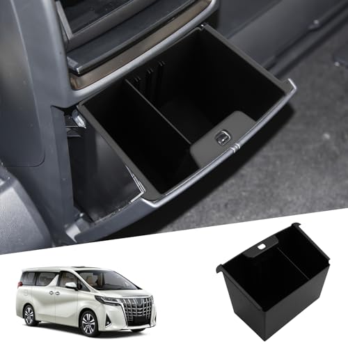 SHAOHAO アルファード40系 4代目 ヴェルファイア 40系3代目 リヤエンドボックス センターコンソールアンダートレイ マルチボックス コンソールリアエンドボックス 収納ボックス アクセサリ 内装パーツ 小物入れ カスタムパーツ