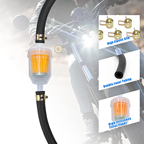 LUXUU Kit di tubi per benzina per moto, kit di
