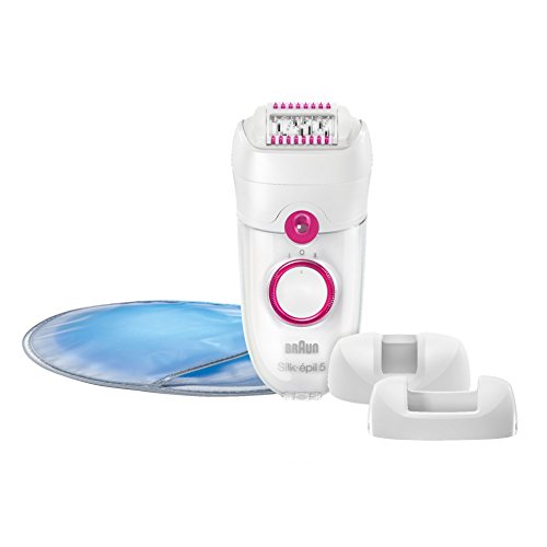 Silk Epil 5 5380 Epilierer, 2 Zubehör + Handschuh Kühlmittel