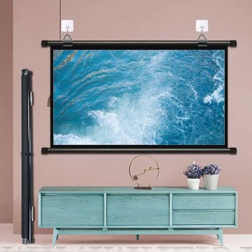 Pantalla portátil manual 16:9 para proyector HD miniatura 2