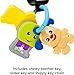 Fisher-Price Baby & Toddler Toy Laugh & Learn Play & Go Keys, Portable Educational Musical Activity for Infants Ages 6+ Months