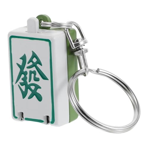 Healeved ミニ 麻雀 ネイル クリップ キーチェーン 麻雀 チャーム 漫画 ネイル クリッパー ポータブル 折りたたみ ネイル クリッパー 麻雀 ジュエリー 麻雀 吊り下げ ペンダント 中華