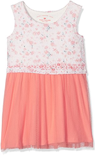 TOM TAILOR Printed Lace Dress with Tulle Vestito