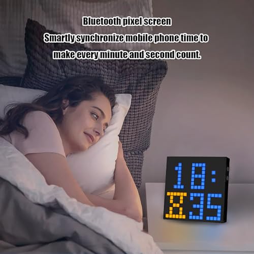 Panneau de matrice de pixels RVB avec mode horloge et compte à rebours - 7