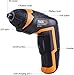 TACKLIFE Cordless Screwdriver, Electric Screwdriver, 4V MAX 2.0Ah Li-ion with Battery Indicator, 31 Free Accessories, USB Rechargeable, Lightweight and Easy for Small Home Projects-SDP50DC