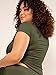 Smart & Sexy Women's Naked Foundation Fashion Basics, Olive Night Tee, Small-Medium