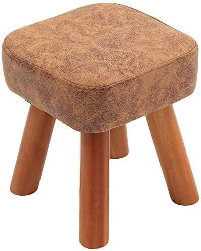 Tabouret à chaussures stable en bois massif pour l'entrée
