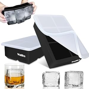 Walfos Silikon Eiswürfelform 2er-Pack